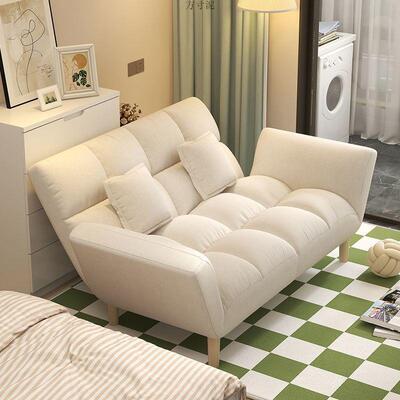 3458榻沙发小户型可躺睡小发出租屋简易沙单人沙发可可折叠沙发床