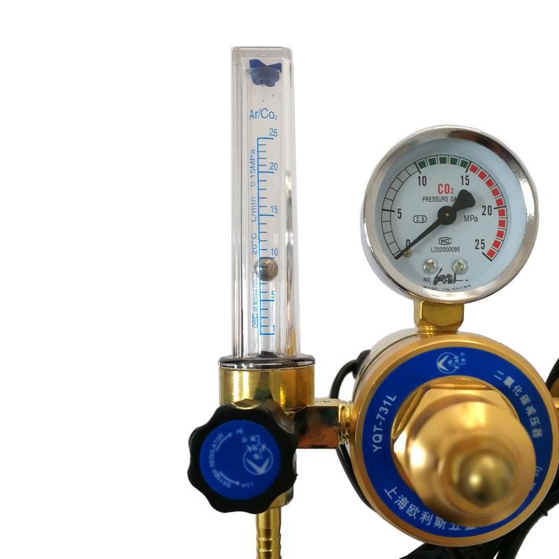 厂家二氧化碳表加热器36v流量计减压阀二保焊配件co2减压表