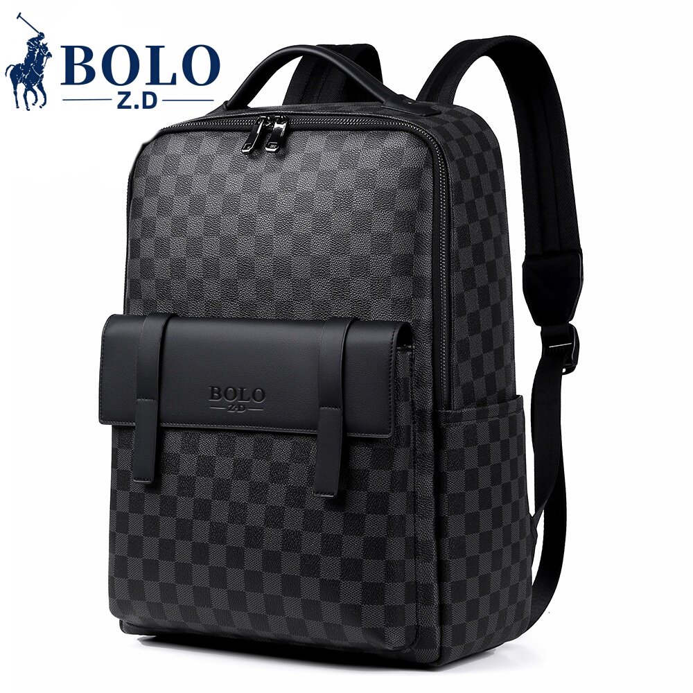 ZDBOLO/左丹保罗男士双肩背包时尚户外旅游防水商务潮大容量书包