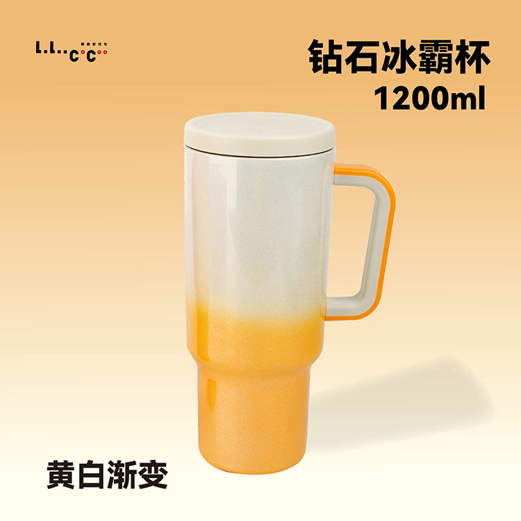 钻石冰霸杯吸管直饮二合一卡扣防尘更卫生多色潮流实用又美观