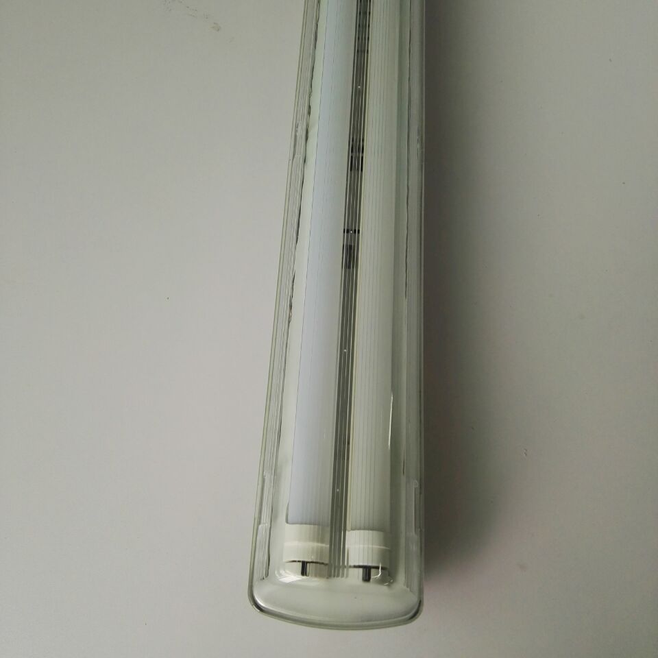 三防灯套件三防灯罩日光灯双管外壳防腐防水隧道支架灯具隧道专用