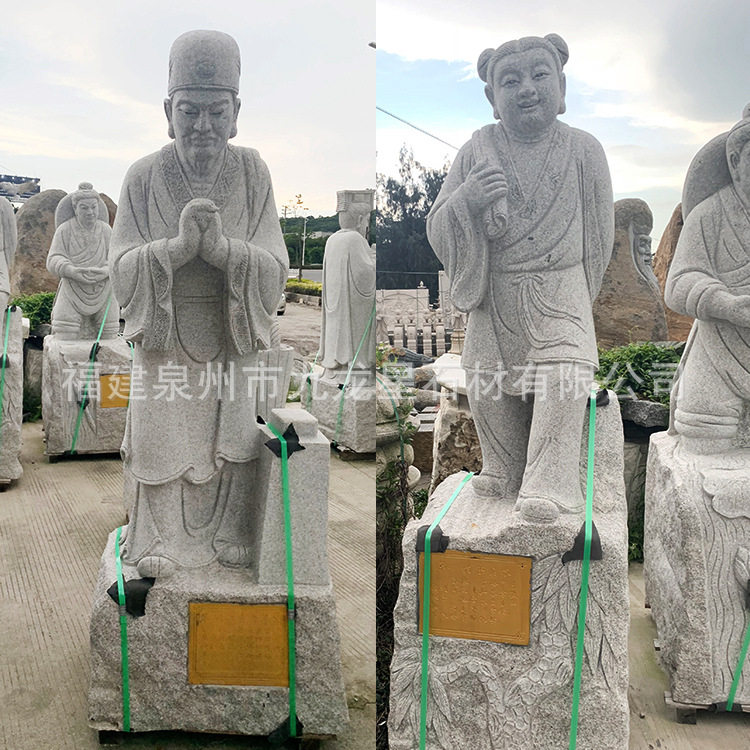厂家供应花岗岩人物石雕校园广场名人雕塑古代二十四孝石雕人像