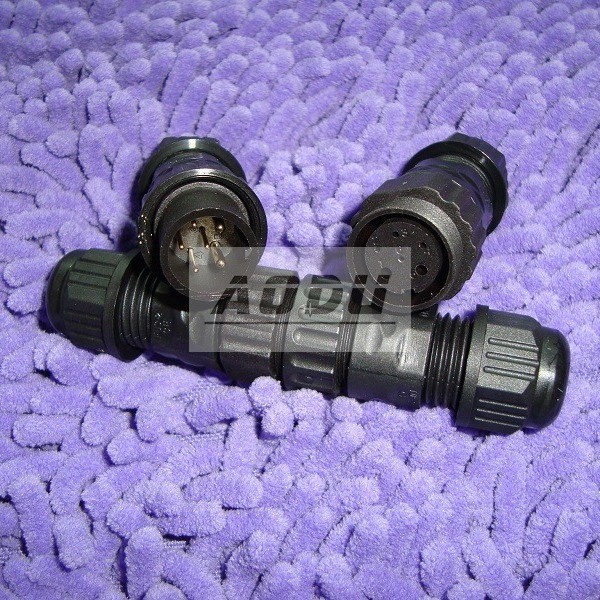 FUS-2对接6芯 塑料防水IP68 UCU互换航插2031系列 乔合理塑胶插头