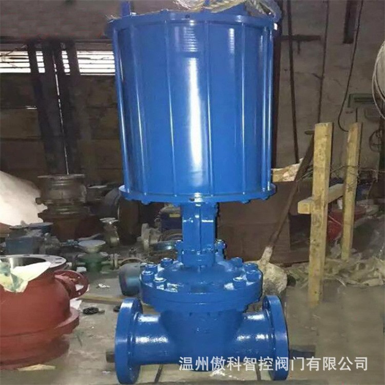 Z641Y-25C DN50 铸钢气动法兰闸阀 气动明杆闸阀 气动切断闸阀