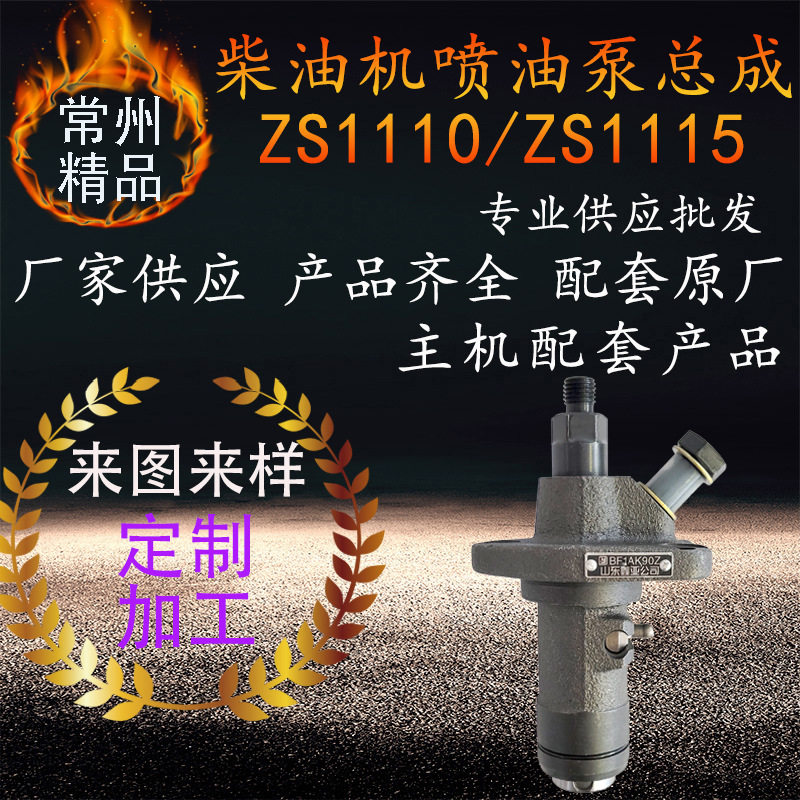 鑫亚常柴单杠柴油机喷油泵总成 zs1110zs1115柴油机喷油泵器配件