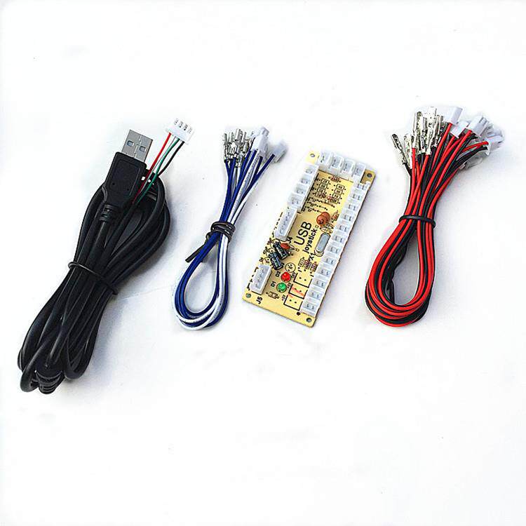 diy街机摇杆配件套件usb街机摇杆芯片电路板街机摇杆芯片