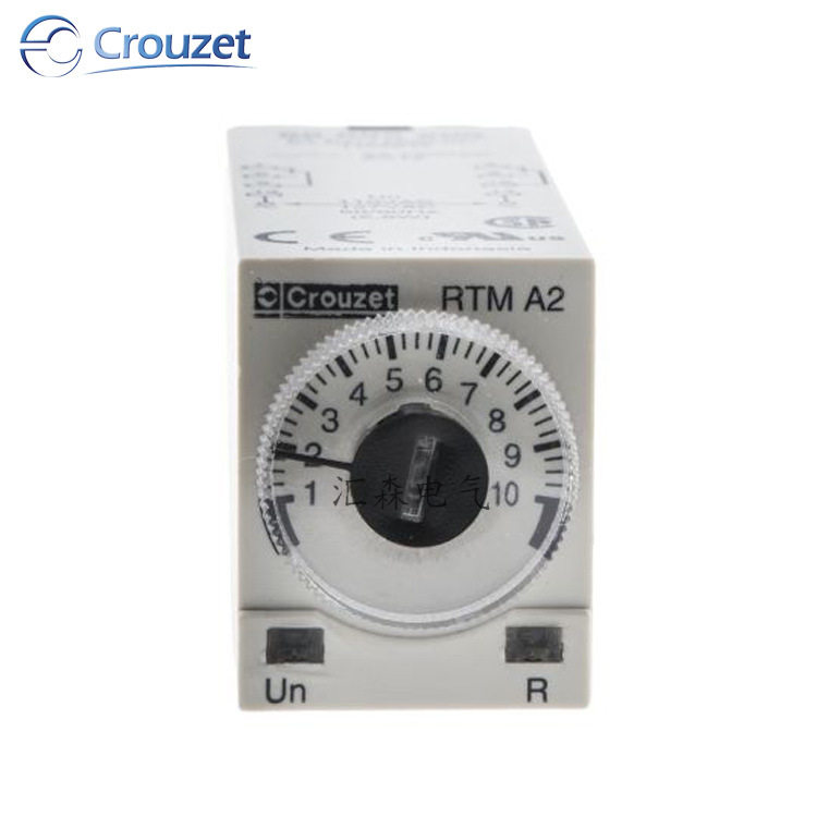 Crouzet单功能计时继电器88895206 双刀双掷 2触点 RTMA2