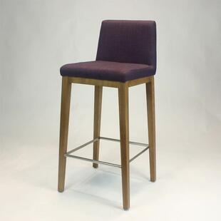 HXB106实木吧椅北欧高脚凳吧台椅现代简约酒吧椅吧凳家用高脚凳子