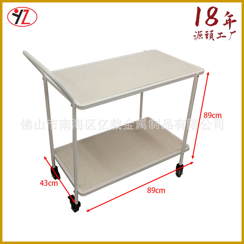 厂家定制超市手推车车间工具车拉货小推车饭店菜馆菜碟车车轮减震