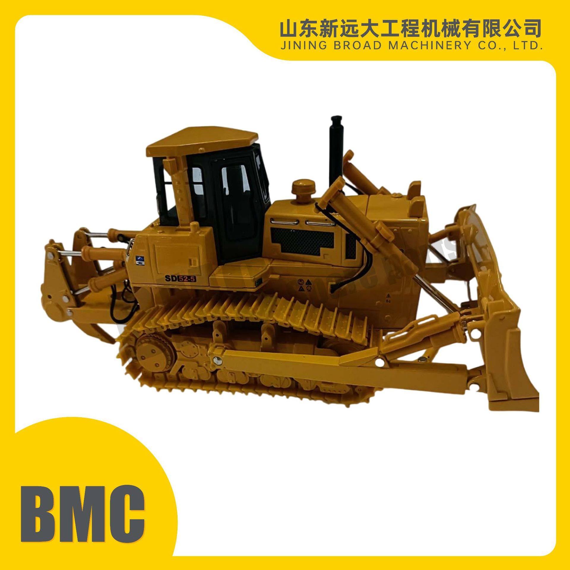 山推推土机整机模型 合金模型SD52模型山推推土机配件厂家 SD32