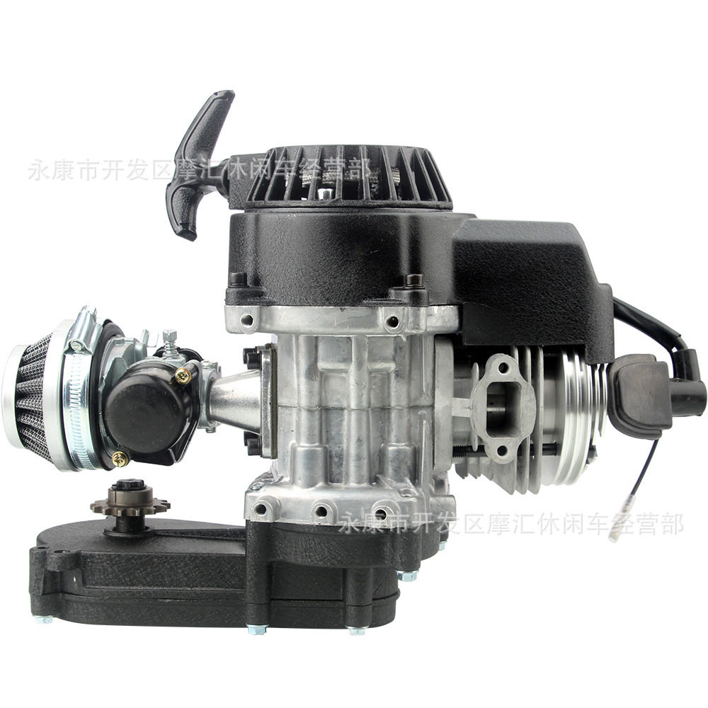 迷你摩托49CC2冲程CNC缸体改装