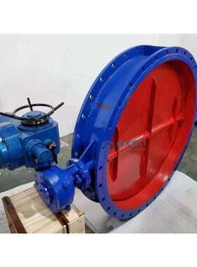 式法兰电动通风蝶阀D941W-2.5PDN3000不锈钢电动通风阀