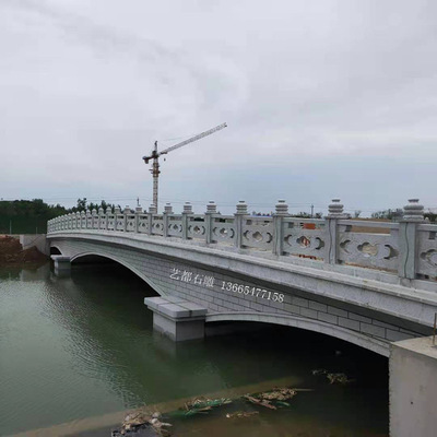 户外园林石雕栏杆河道桥梁护栏