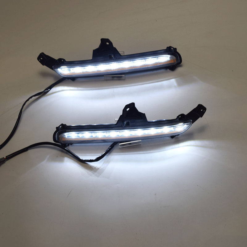 适用于起亚新款K2日行灯 15款K2专用LED日行灯 K2雾灯改装 高亮