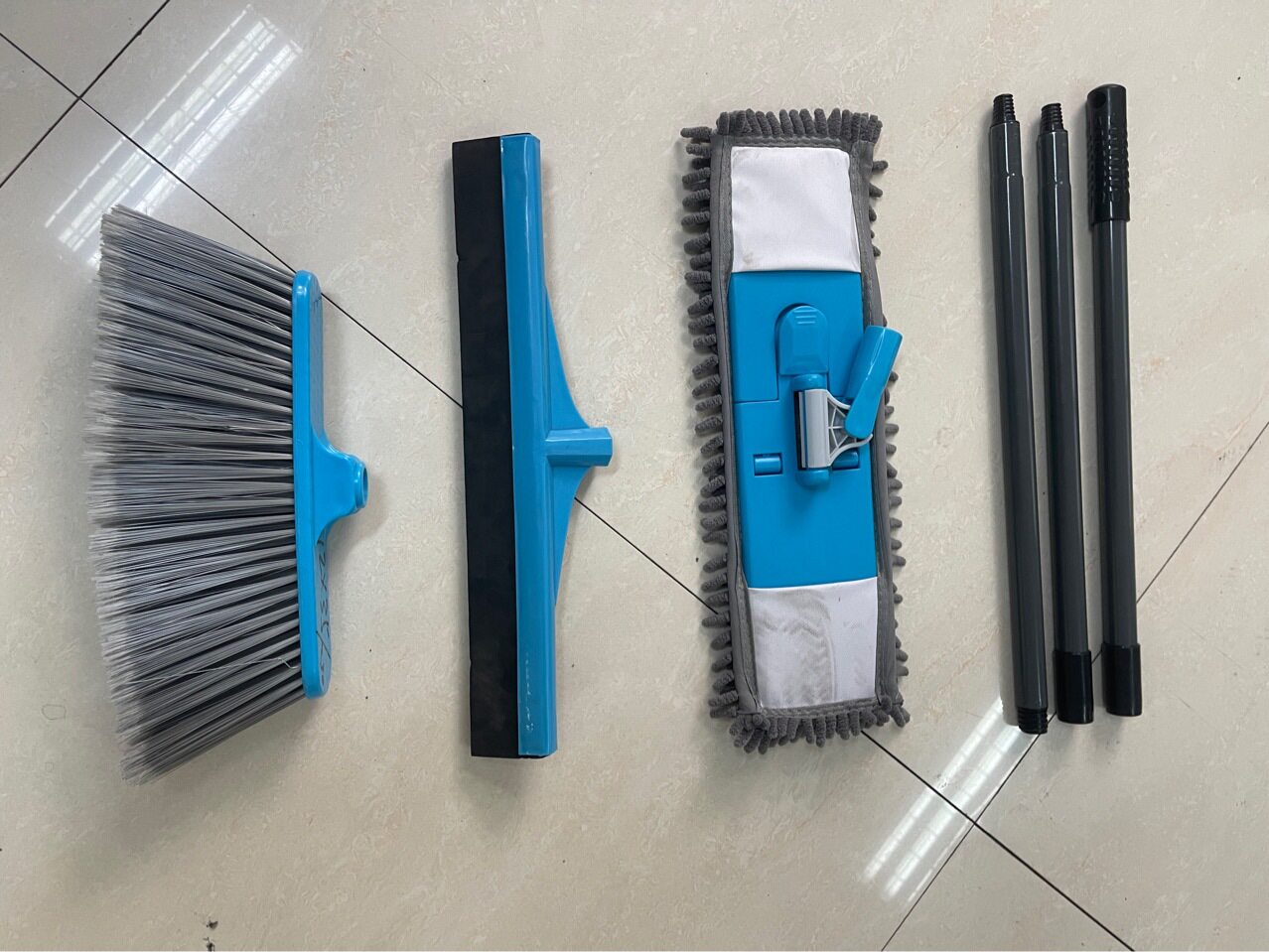 雪尼尔平板拖把家用瓷砖木地板尘推旋转拼接拖地干湿两用懒人拖布