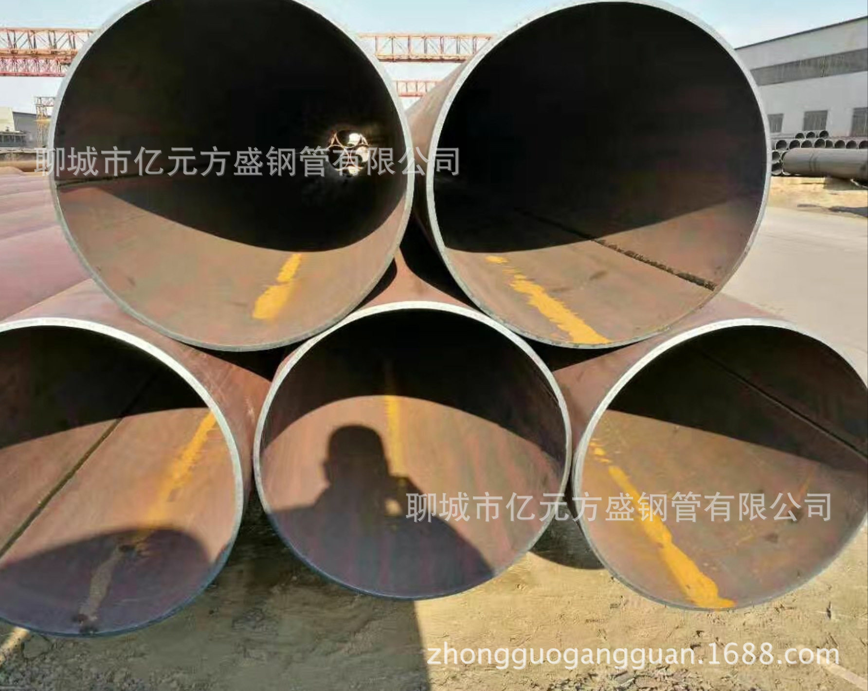 宏风电企业风电塔筒用大口径钢管/建筑用高层建筑广告牌立柱钢管