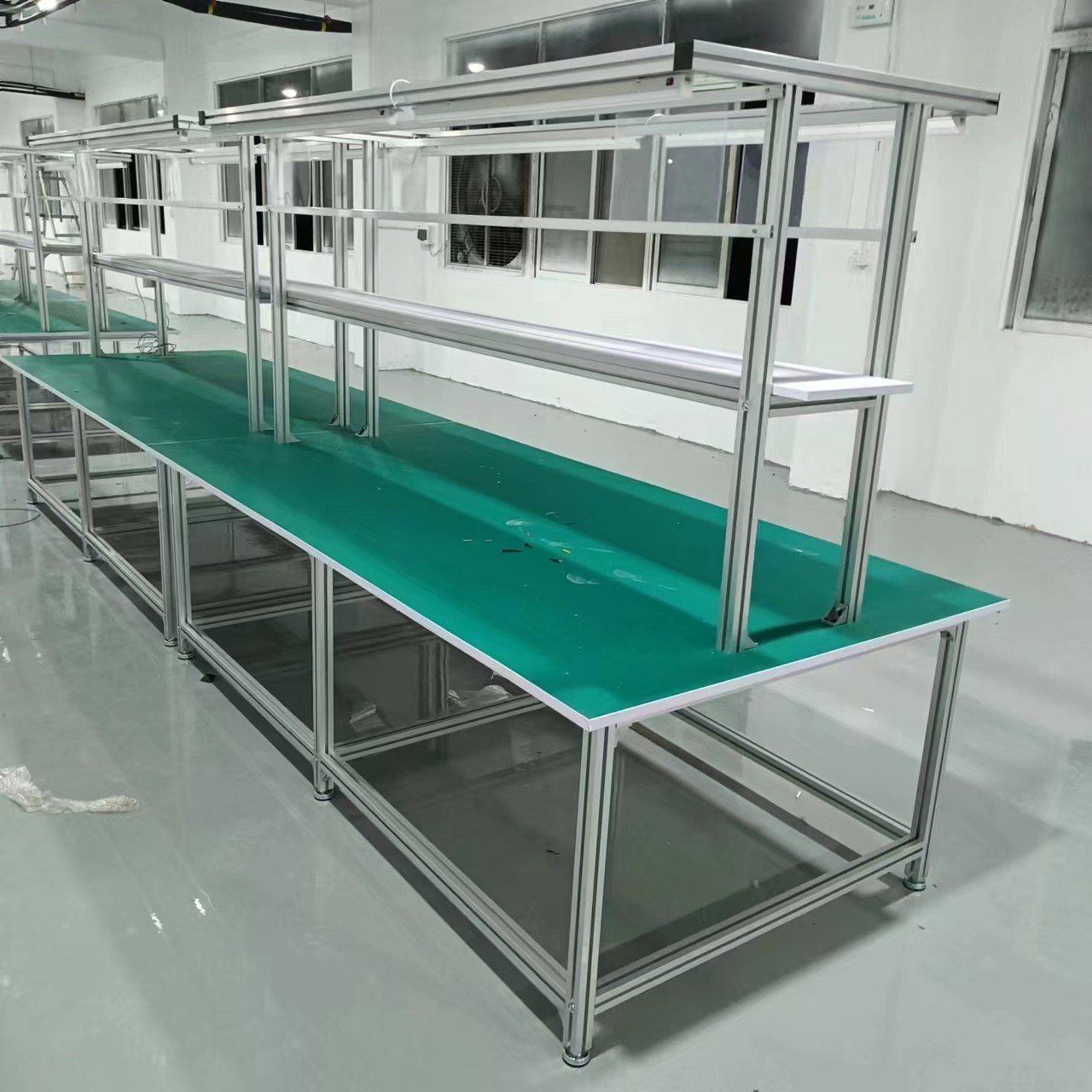 厂家直销防静电铝合金工作台工厂车间流水线操作台维修装配包装台