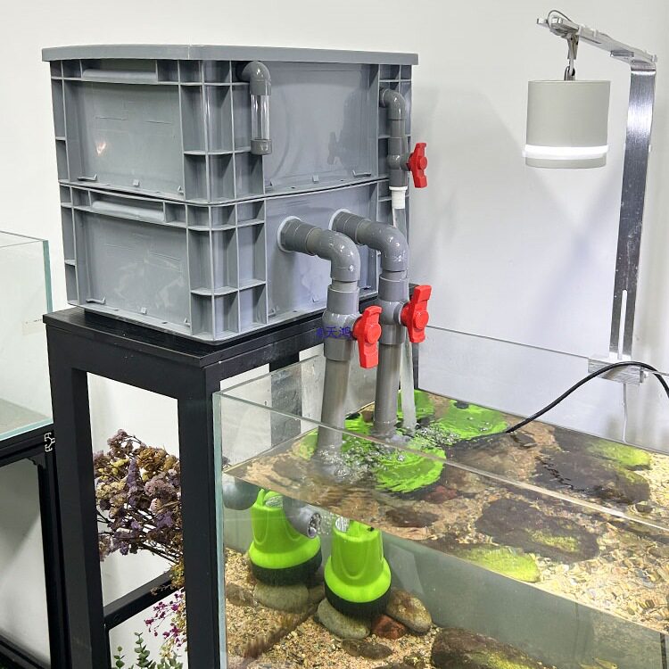鱼缸过滤器金鱼增氧净水循环三合一系统配件养鱼用品大全乌龟吸粪