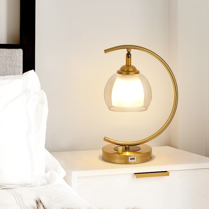 轻奢现代创意高级感奶油风遥控温馨复古婚庆简约送礼卧室床头台灯