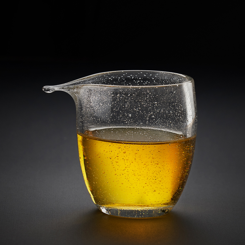 星空杯丨荒川风格气泡鸟t嘴耐热玻璃公道杯泡茶杯分茶器匀杯茶具