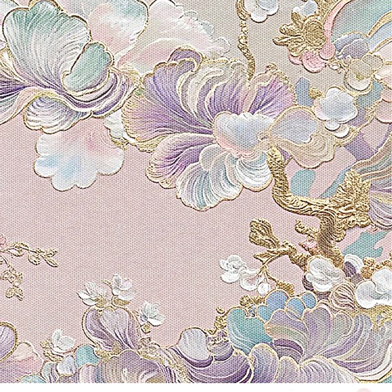 墨上花云影螺花蜡染宣纸摆台A4文创加厚软卡纸DIY创意书签小卡条