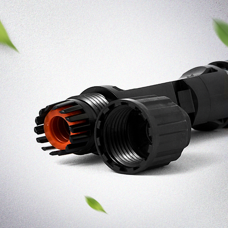 MC4光伏连接器IPl68防水MC4接头公母插头太阳能光伏板并联汇流组