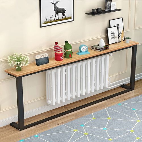 暖气片上方置物架沙发后超窄长条桌客厅靠墙收纳架床头床尾夹缝柜