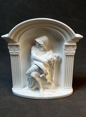 战神与维纳d斯复古雕塑艺术商业装饰石膏雕像桌面氛围摆件节日礼