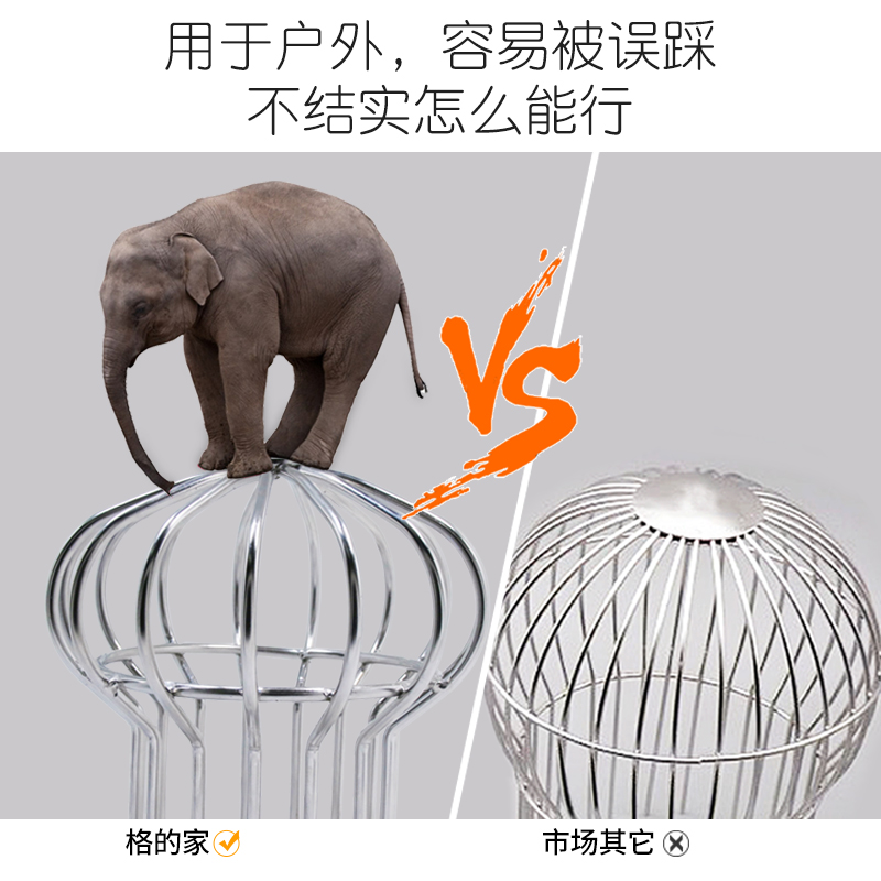 304不锈钢天台地漏 室外110阳台地C漏75pvc管圆形户外防堵地漏盖