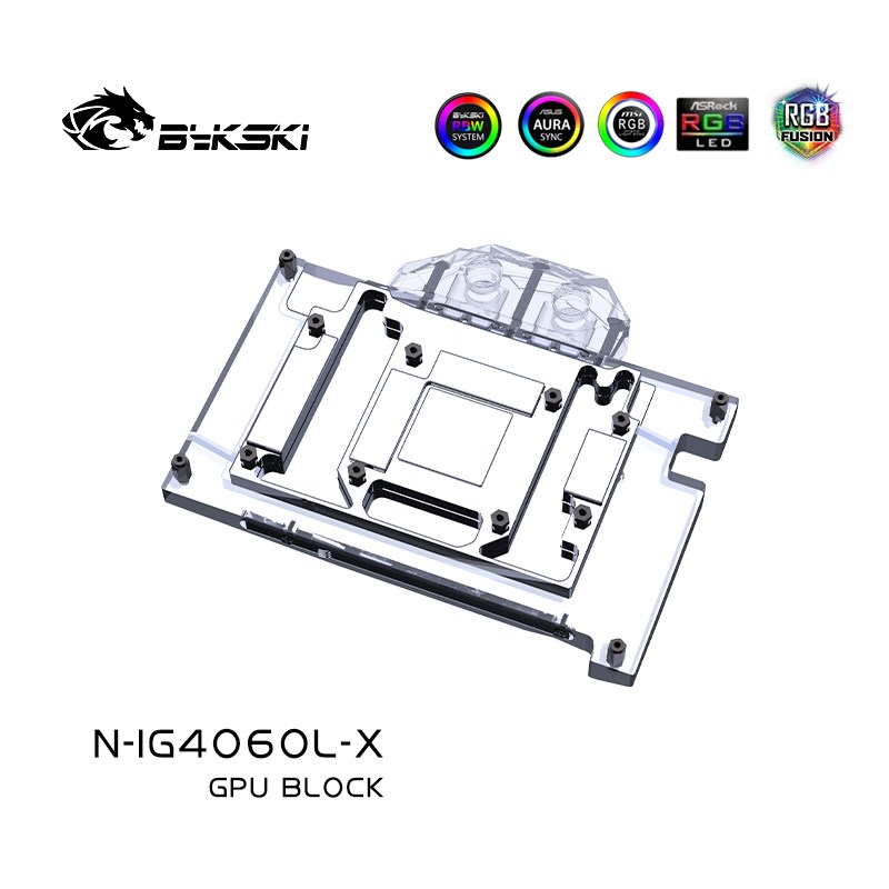 Bykskbi N-IG4060L-X 显卡水冷头 适用于兼容七彩虹 4060 龙年限