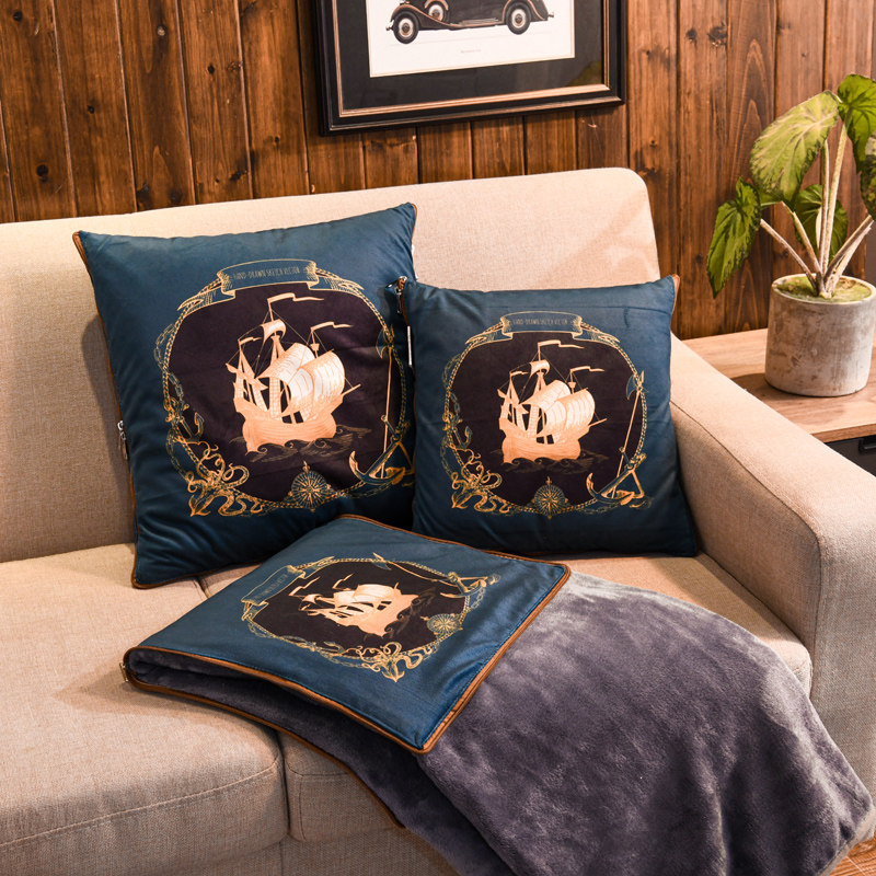 可机洗多功能抱枕毯被子办公室午沙发靠垫汽车载折叠冬季盖毯薄毯,居家布艺,抱枕被,淘宝优惠券,粉丝福利购,淘宝优惠卷