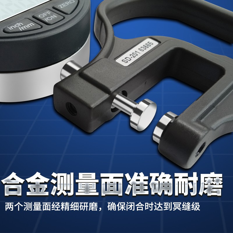 电子数显厚度计j机械厚度测量仪皮革布料板材测厚仪测厚规测厚工