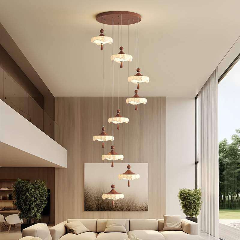 宋氏美学中古风灯罩吊灯旋转复古挑空餐厅客厅民宿卧室装饰灯具,纺织面料/辅料/配套,纺织机械配件,淘宝优惠券,粉丝福利购,淘宝优惠卷