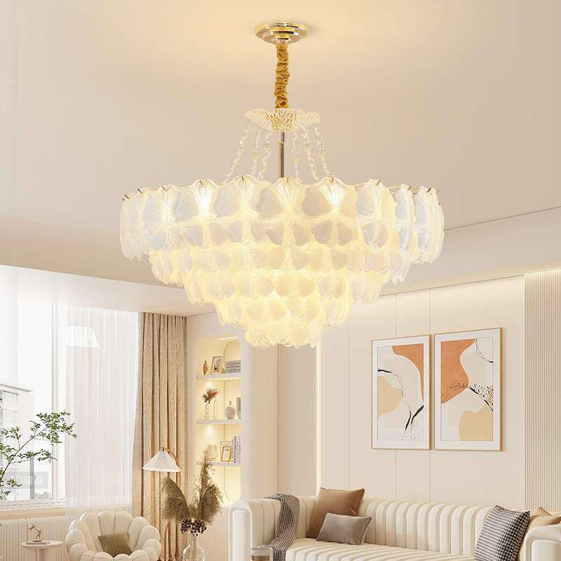 法式客厅灯具2025新款后现代轻奢水晶玻璃贝壳简约餐厅主卧室吊灯,纺织面料/辅料/配套,纺织机械配件,淘宝优惠券,粉丝福利购,淘宝优惠卷