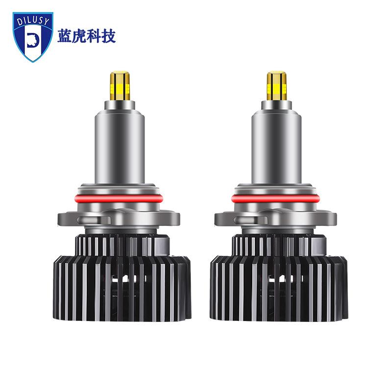 新款LED汽车大灯360°发光车灯H7聚光9006汽车灯泡55W高亮LED车灯