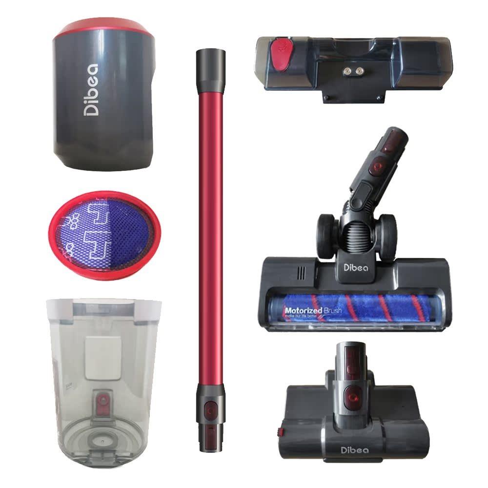 原装配件Dibea地贝/F20MAX/D18/D008pro吸尘器地刷/滤棉/尘杯