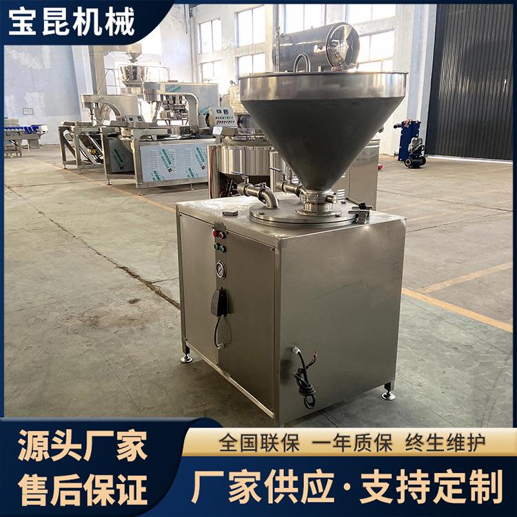 肉粒肠液压灌肠机全自动火山石烤肠灌肠设备宠物火腿肠灌装机器