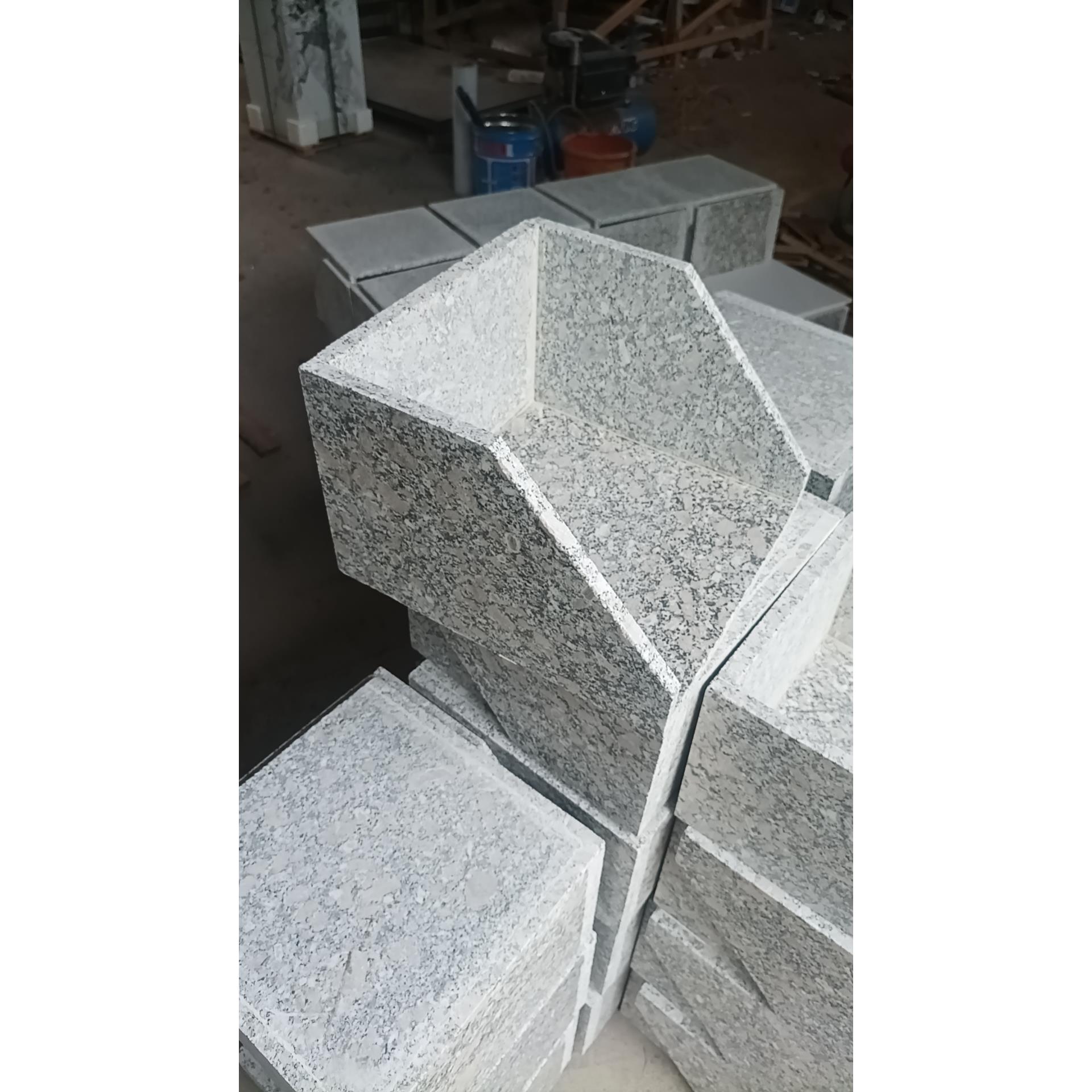 定制大理石、花岗岩水簸箕落水斗排水管下方接雨水簸箕水簸箕成品