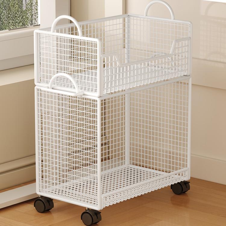 桌下置物架落地可移动书架可拆卸小推车书本学生书桌旁桌边收纳柜