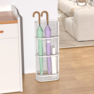 极窄雨伞架入户门口雨伞收纳层架家用放伞桶神器置物架免打孔壁挂