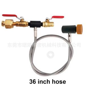 适配跨境Sodastream CO2苏打水气瓶二氧化碳瓶充气接头带36寸过气