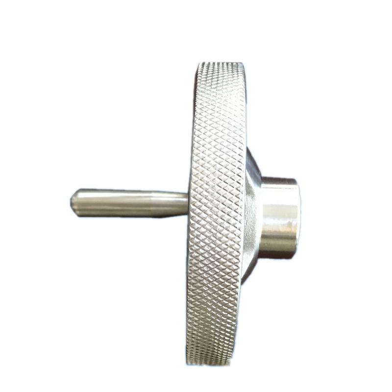 适用304不锈钢手轮滚花304不锈钢手柄304手轮机床手轮阀门手轮外