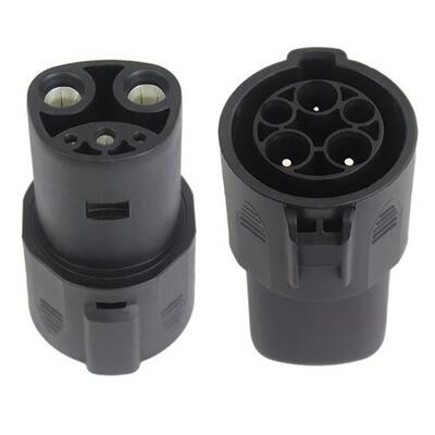 适配美标充电抢转接器美标SAE J1772 转特斯拉Tesla充电枪转接头
