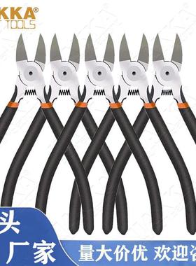 适配精品日本款剪钳as-16u水口钳 160mm电子钳斜咀6寸水口剪钳斜