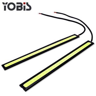 适配优彼斯COB日行灯17CM超亮汽车日行灯led日间行车灯超薄防水DC