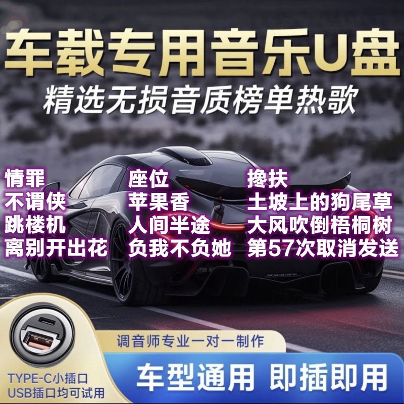 车载u盘2025抖音热歌
