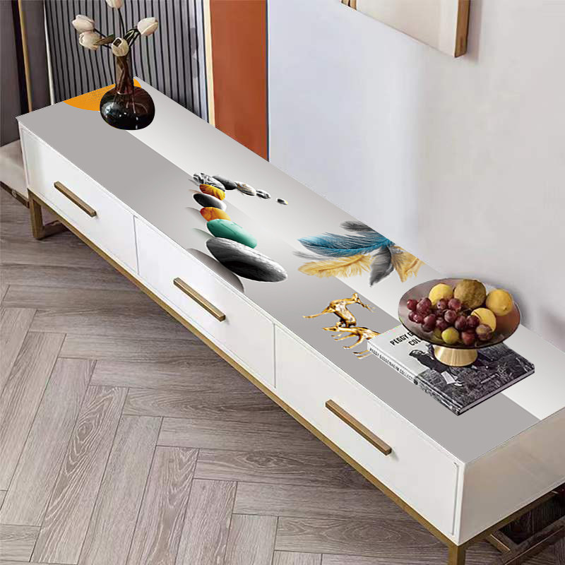 电视柜伸缩桌布皮革防水防油简z约长方形加厚免洗印花高档新款台,居家布艺,桌布,淘宝优惠券,粉丝福利购,淘宝优惠卷