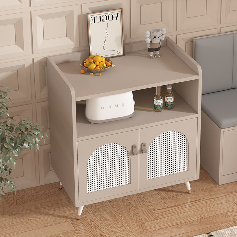 实木茶水柜厨房客厅靠墙置u物架沙发边侧边柜小户型收纳储物餐边