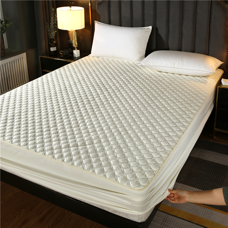 纯棉床笠单件1.2/1.35/q1.5m1.8米2x2.2全棉夹棉床罩1.9床垫套2.0