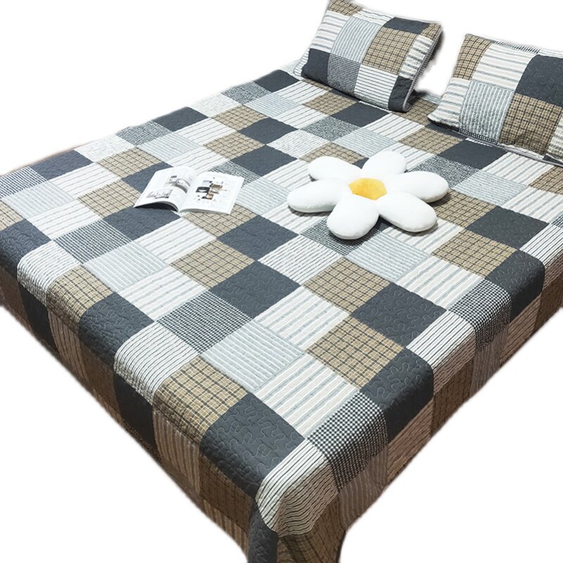 特价捡漏外贸纯棉床盖单t件绗缝被榻榻米垫大炕单床褥子铺沙发垫